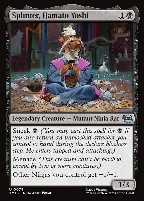 Splinter, Hamato Yoshi [Foil]