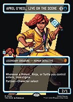 April O'Neil, Live on the Scene [Borderless Pixel Surge Foil]