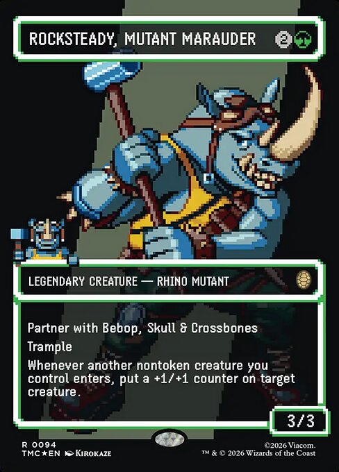 Rocksteady, Mutant Marauder [Borderless Pixel Surge Foil]