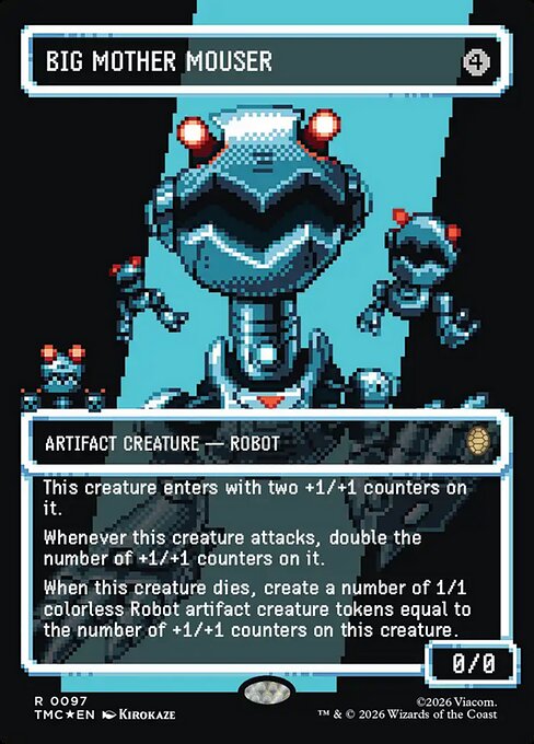 Big Mother Mouser [Borderless Pixel Surge Foil]