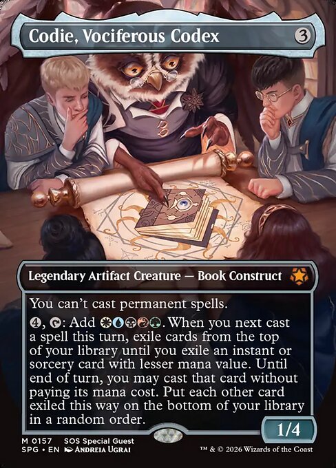 Codie, Vociferous Codex [Secrets of Strixhaven]