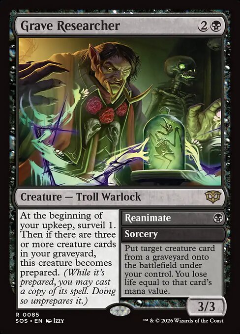 Grave Researcher // Reanimate [Foil]