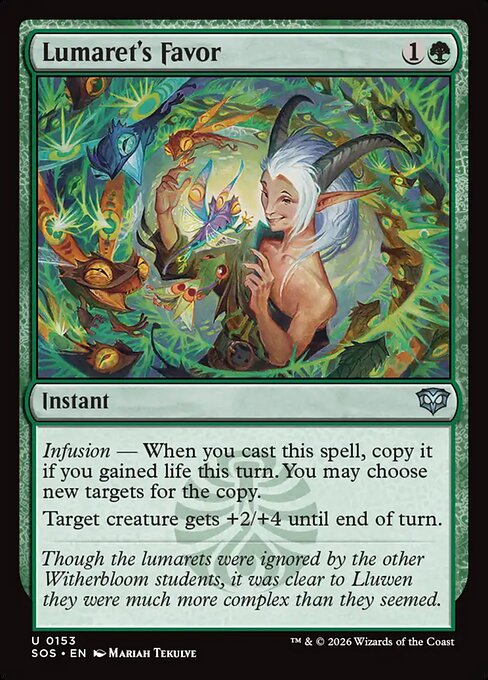 Lumaret's Favor [Foil]