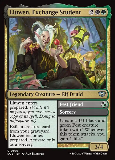 Lluwen, Exchange Student // Pest Friend [Foil]