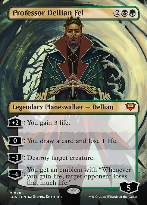 Professor Dellian Fel [Borderless Foil]