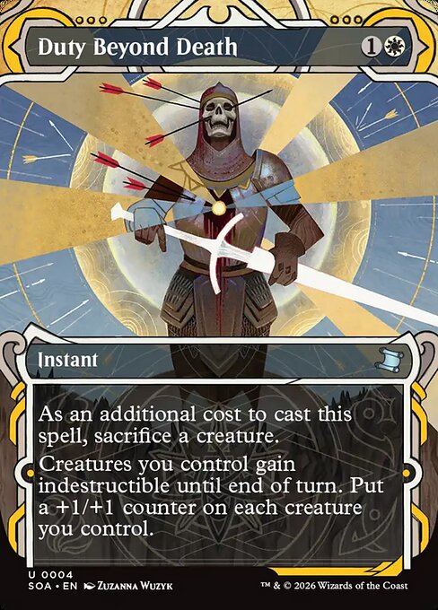 Duty Beyond Death [Borderless Foil]