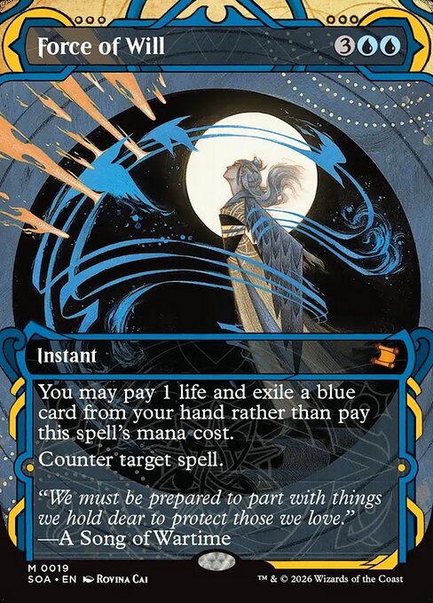 Force of Will [Borderless Foil]