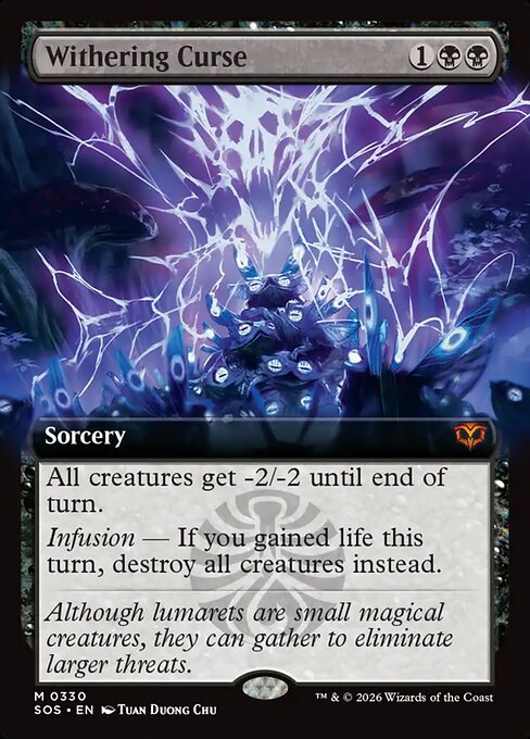 Withering Curse [Extended Artwork Foil]