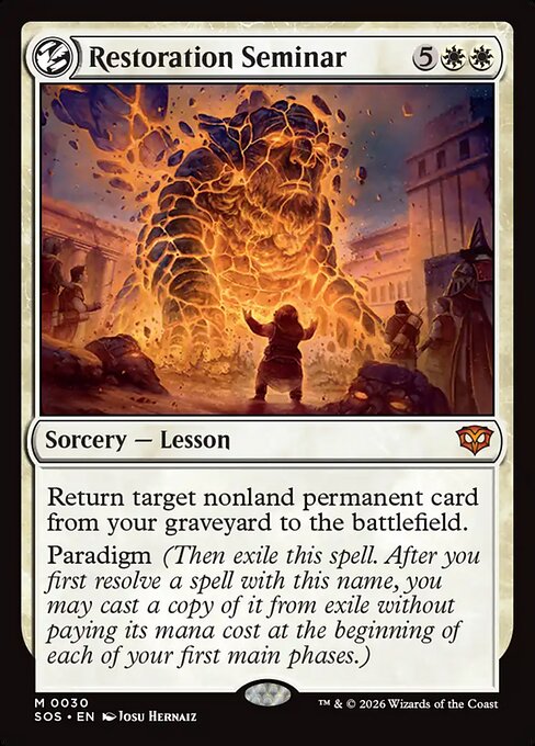 Restoration Seminar [Foil]