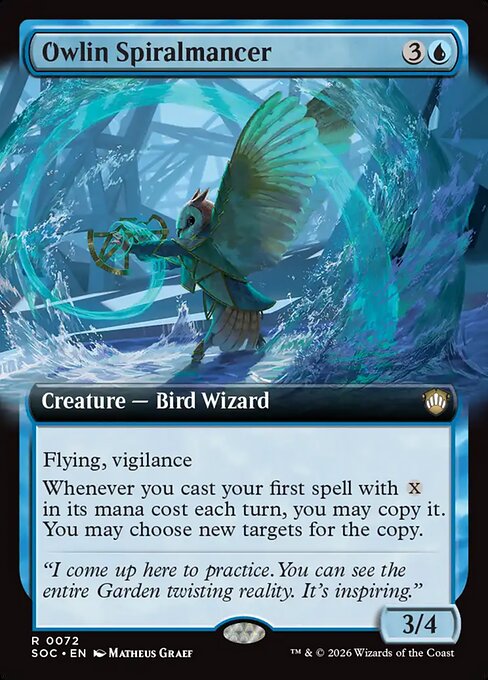 Owlin Spiralmancer [Extended Artwork]