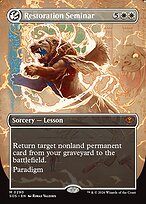 Restoration Seminar [Field Notes]
