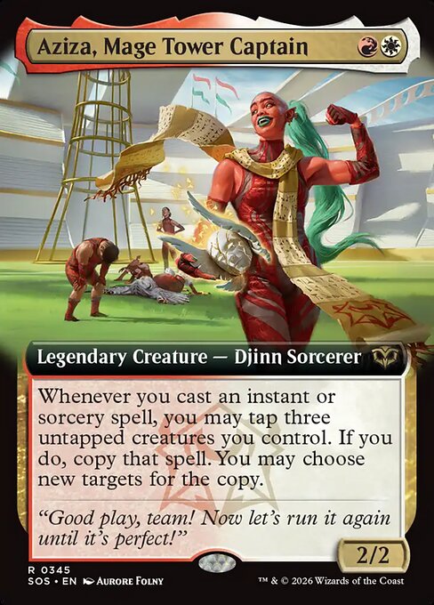 Aziza, Mage Tower Captain [Extended Artwork]
