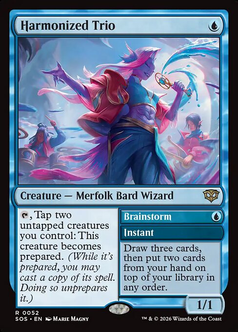 Harmonized Trio // Brainstorm [Foil]