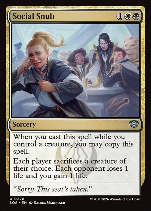 Social Snub [Foil]
