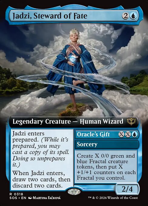 Jadzi, Steward of Fate // Oracle's Gift [Extended Artwork]