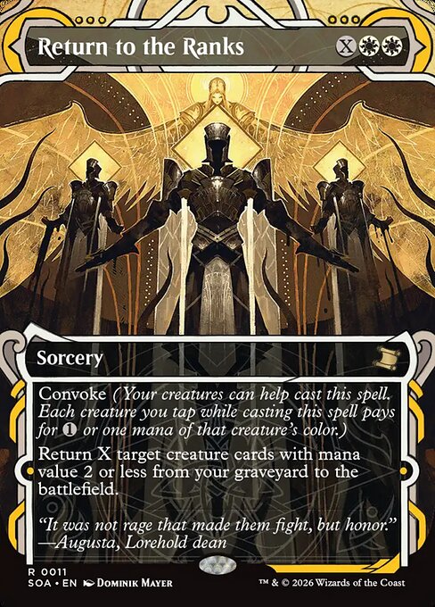 Return to the Ranks [Borderless Foil]