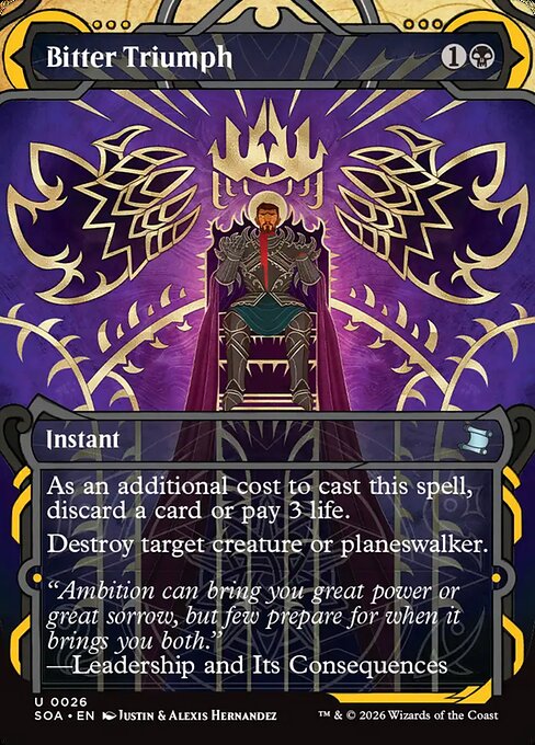 Bitter Triumph [Borderless Foil]