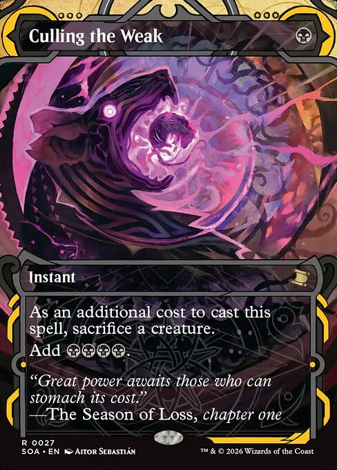 Culling the Weak [Borderless Foil]