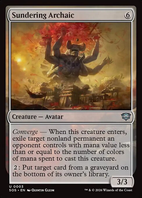 Sundering Archaic [Foil]
