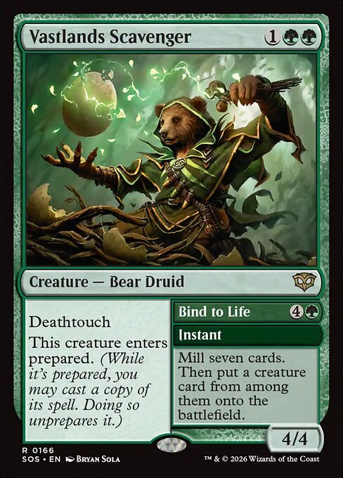 Vastlands Scavenger // Bind to Life [Foil]