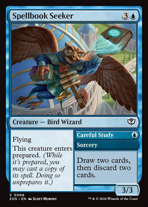 Spellbook Seeker // Careful Study [Foil]