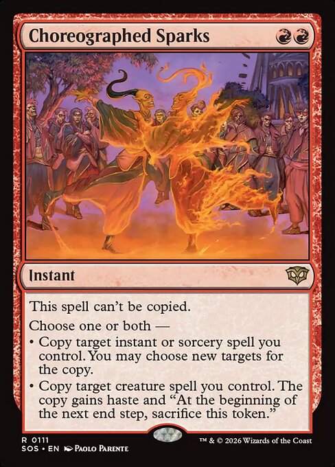 Choreographed Sparks [Foil]