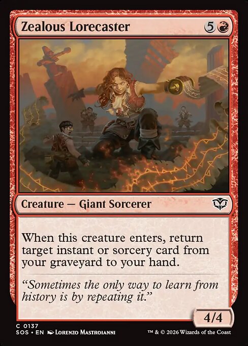 Zealous Lorecaster [Foil]