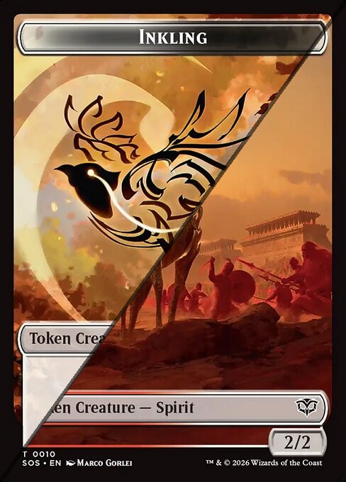 Inkling Token  // Spirit Token TSOS 
