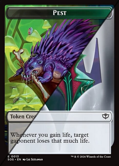Pest Token  // Professor Dellian Fel Emblem Token TSOS 