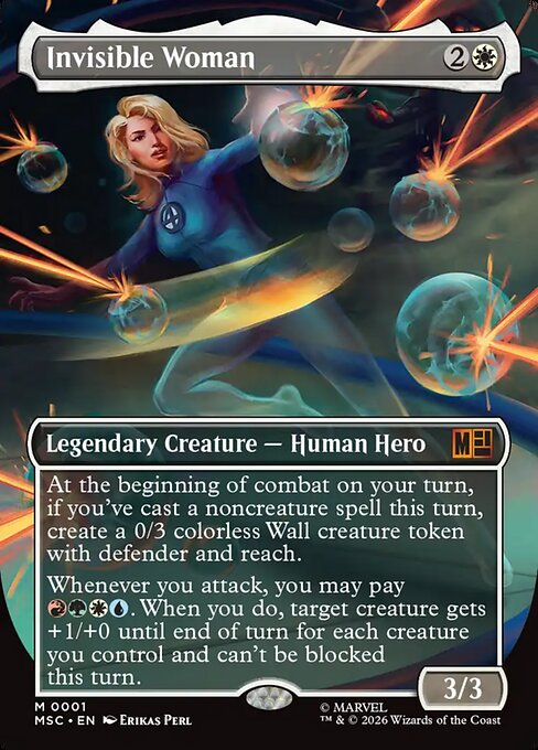 Invisible Woman [Borderless Foil]