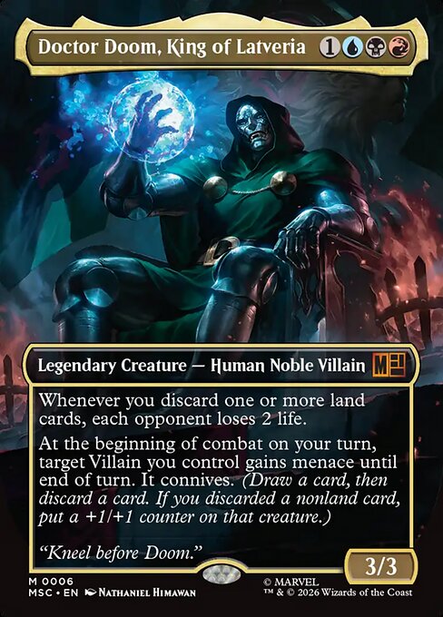 Doctor Doom, King of Latveria [Borderless Foil]
