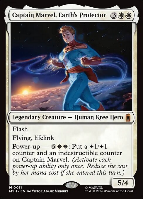 Captain Marvel, Earth's Protector [Foil]