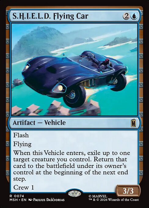 S.H.I.E.L.D. Flying Car [Foil]