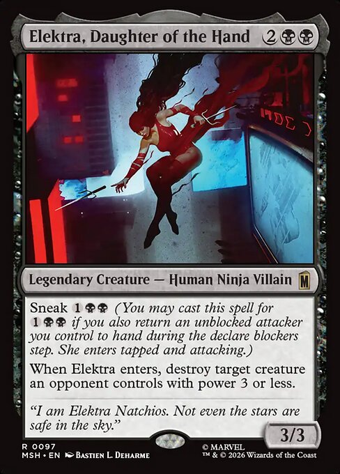 Elektra, Daughter of the Hand [Foil]