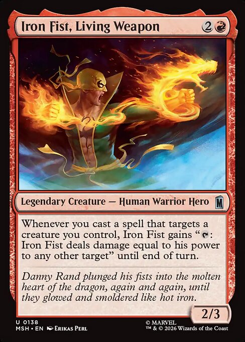 Iron Fist, Living Weapon [Foil]