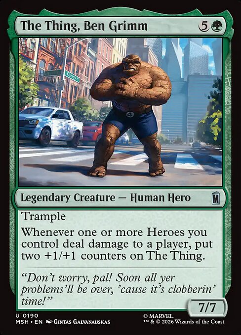 The Thing, Ben Grimm [Foil]