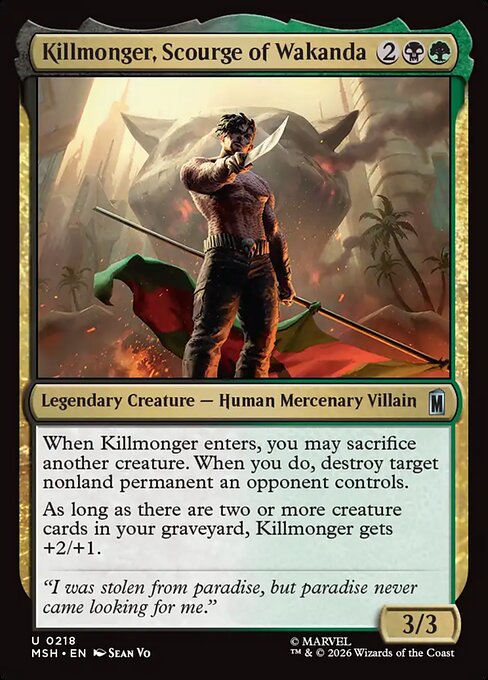 Killmonger, Scourge of Wakanda [Foil]