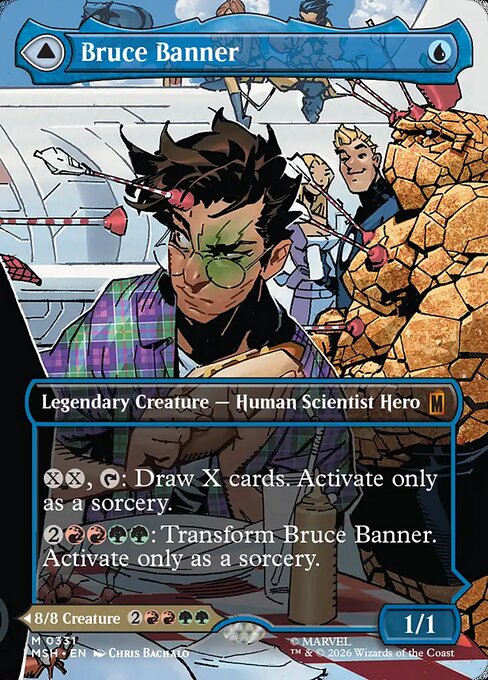 Bruce Banner // The Incredible Hulk [Borderless Scene Foil]