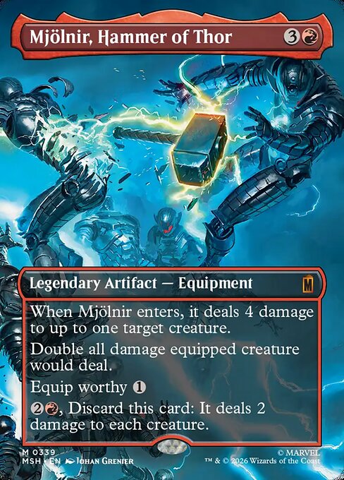 Mjölnir, Hammer of Thor [Borderless Scene Foil]