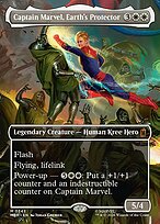 Captain Marvel, Earth's Protector [Borderless Scene]