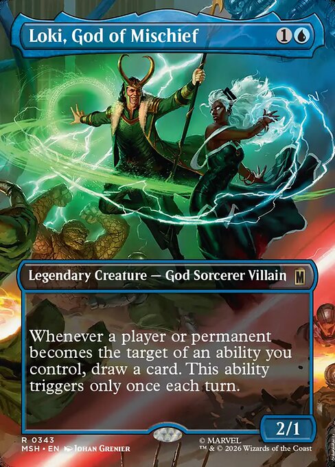 Loki, God of Mischief [Borderless Scene Foil]