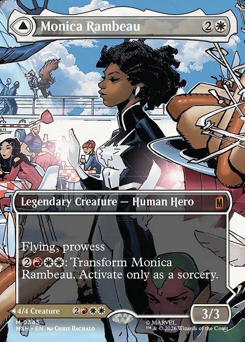 Monica Rambeau // Photon, Living Light [Borderless Scene Foil]