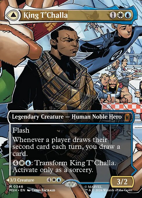 King T'Challa // Black Panther, Hope Enduring [Borderless Scene]