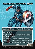 Captain America, Super-Soldier [Borderless Logo]