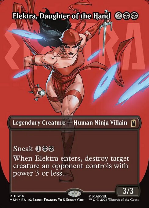 Elektra, Daughter of the Hand [Borderless Logo]