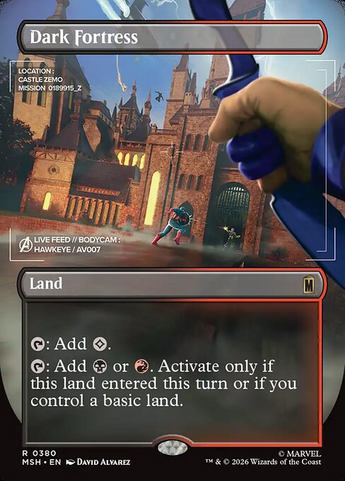 Dark Fortress [Borderless Foil]