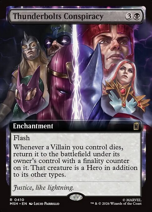 Thunderbolts Conspiracy [Extended Artwork Foil]