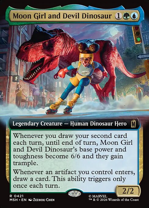 Moon Girl and Devil Dinosaur [Extended Artwork]