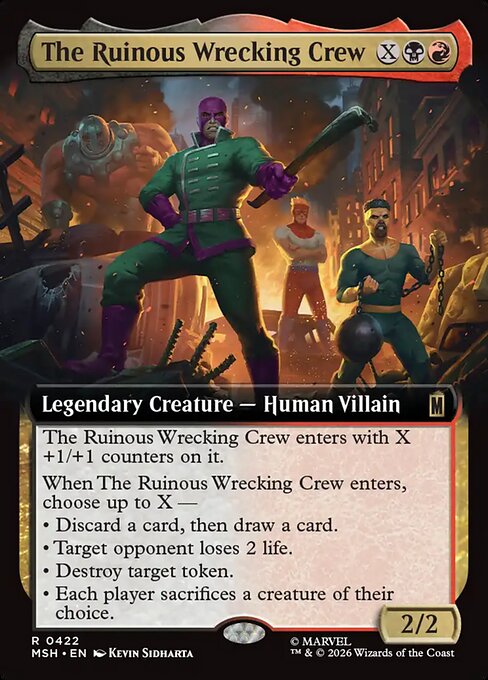 The Ruinous Wrecking Crew [Extended Artwork Foil]