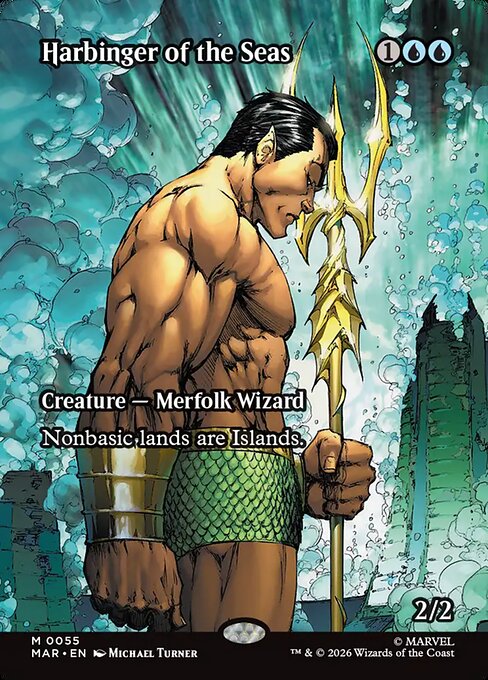 Harbinger of the Seas [Borderless Source Material Foil]